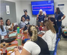 Taller La lectura, una vitamina diaria para el programa Aprender y Crecer